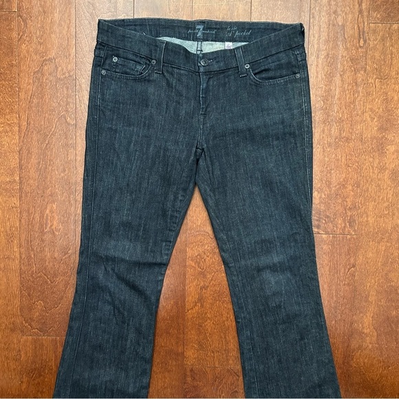 7 For All Mankind Lexie Petite “A” Pocket Bootcut Jeans, Size 29 - Picture 3 of 13